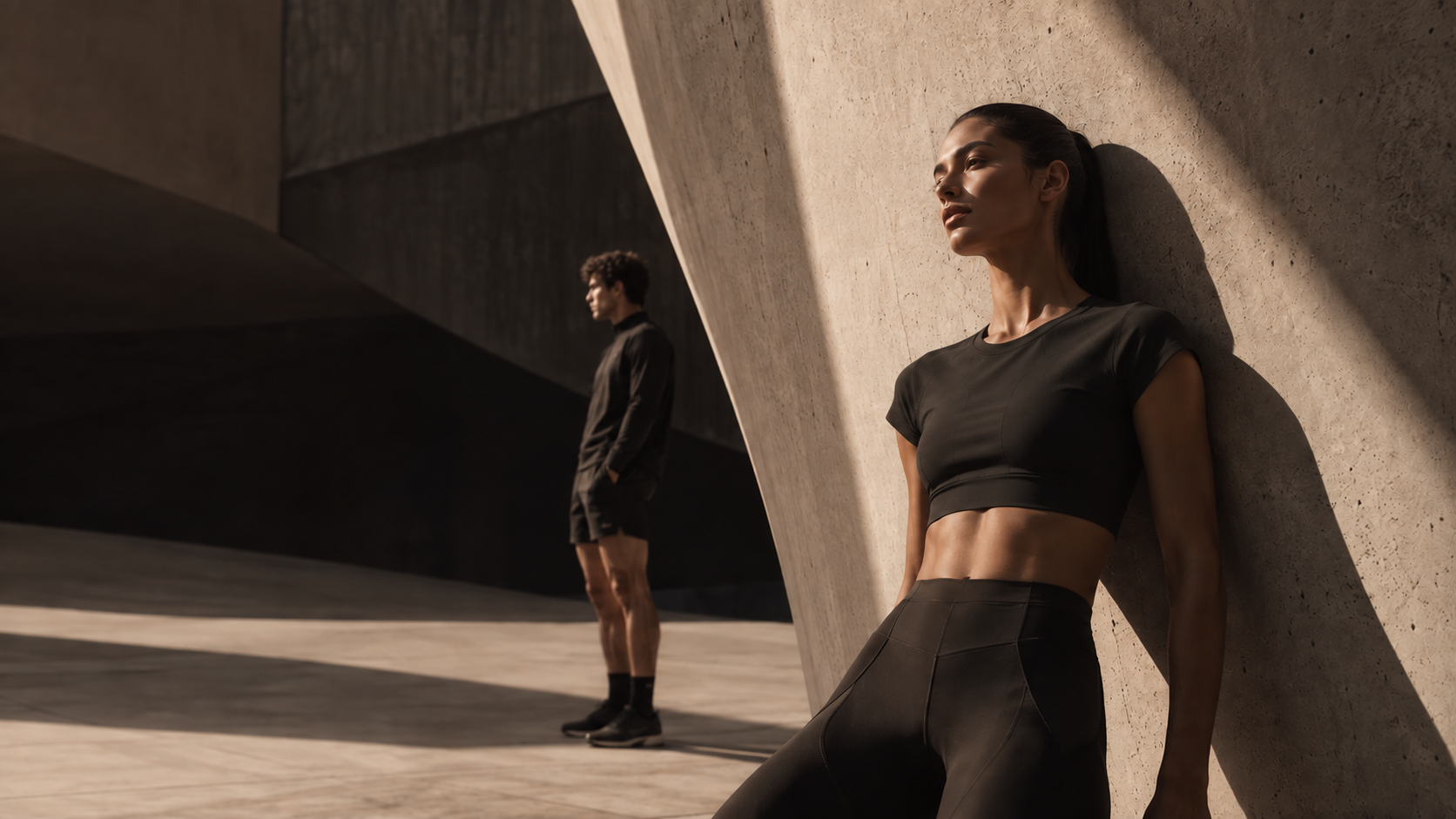 Art-directed activewear brand world