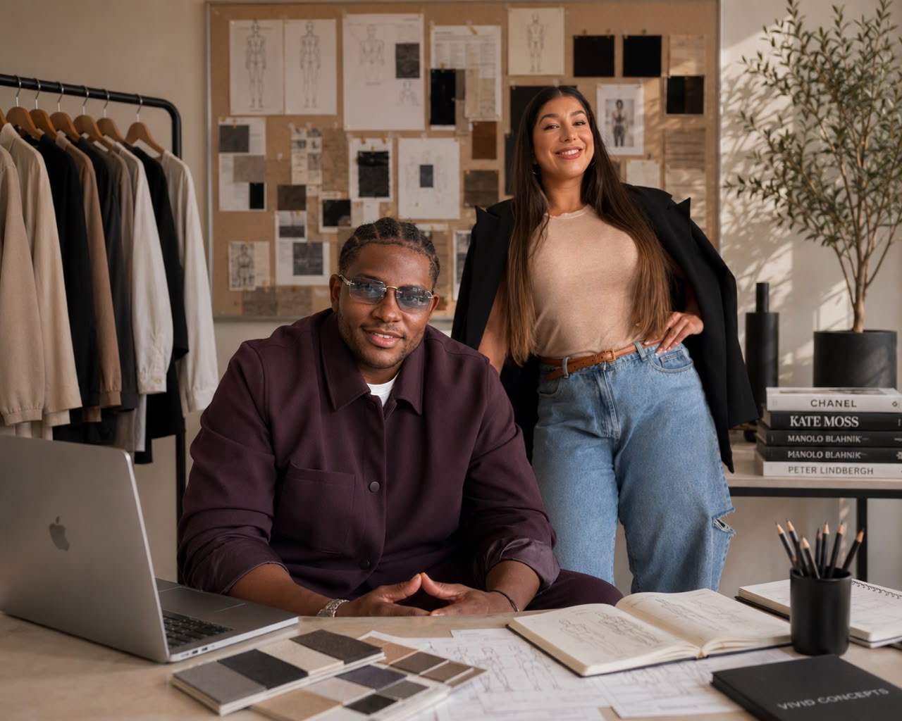 Demitra Catleugh and Keith Banks, directors of Vivid Concepts