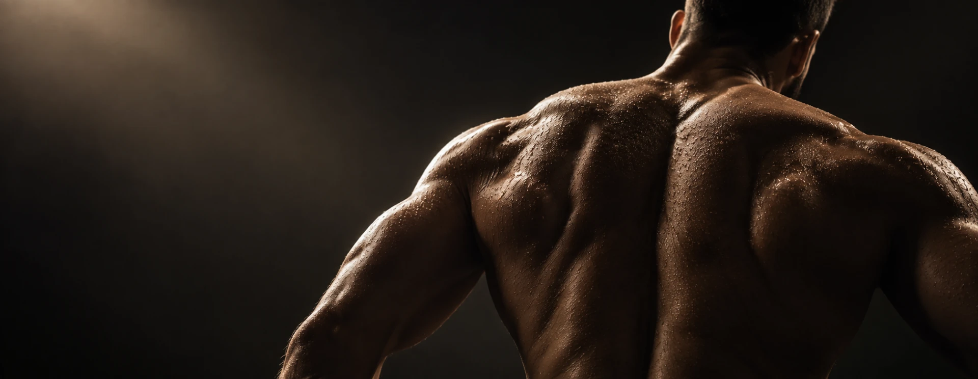 Close view of an athlete in performance apparel