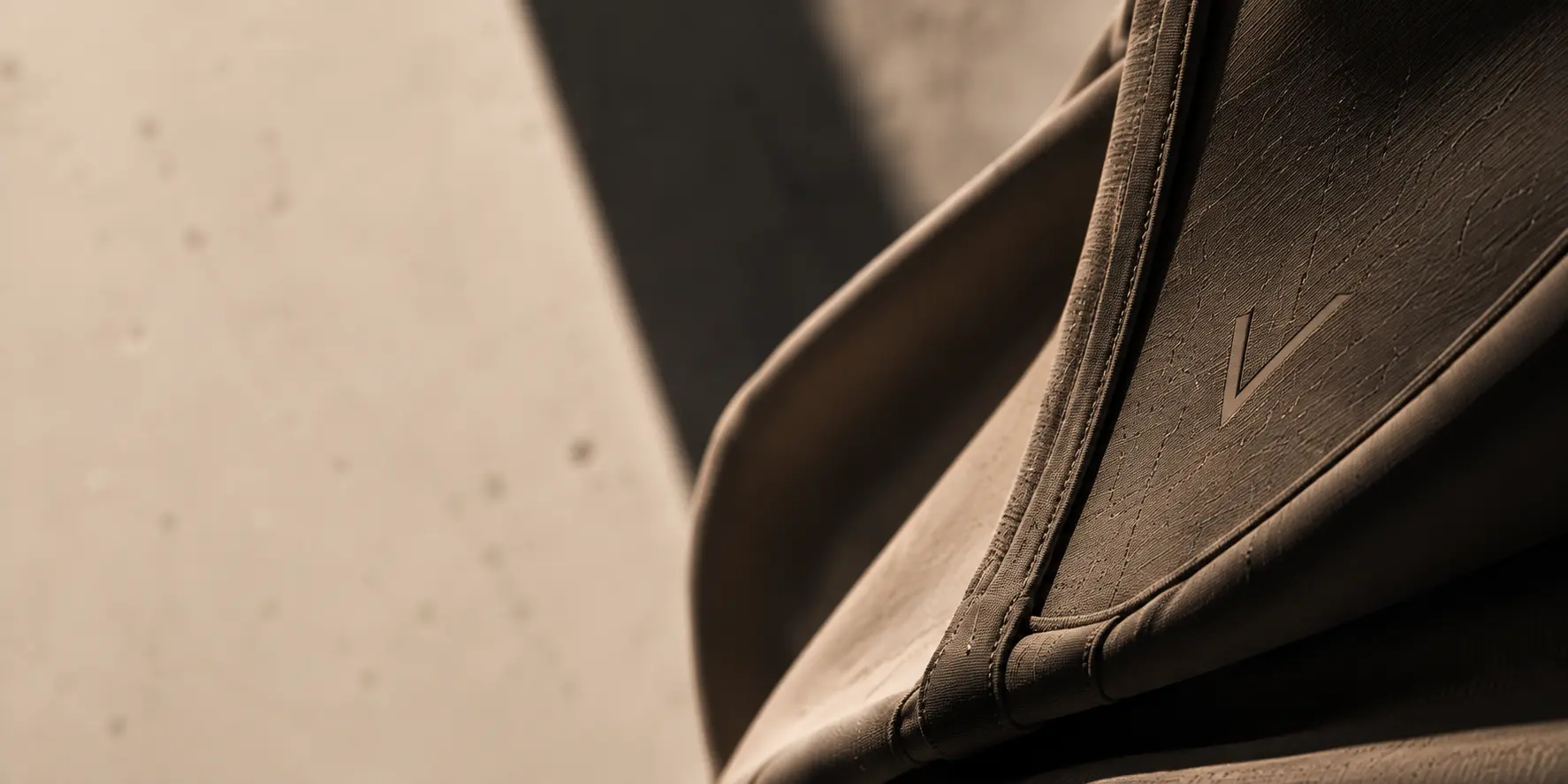 Activewear garment and brand detail